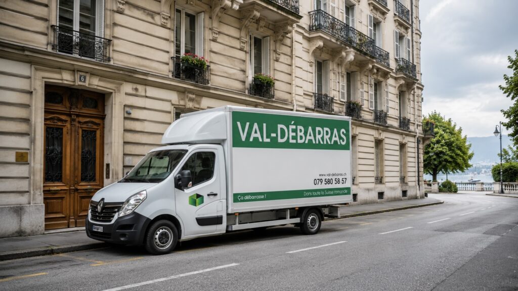 Val-Débarras camion débarras Genève — Boulevard centre-ville